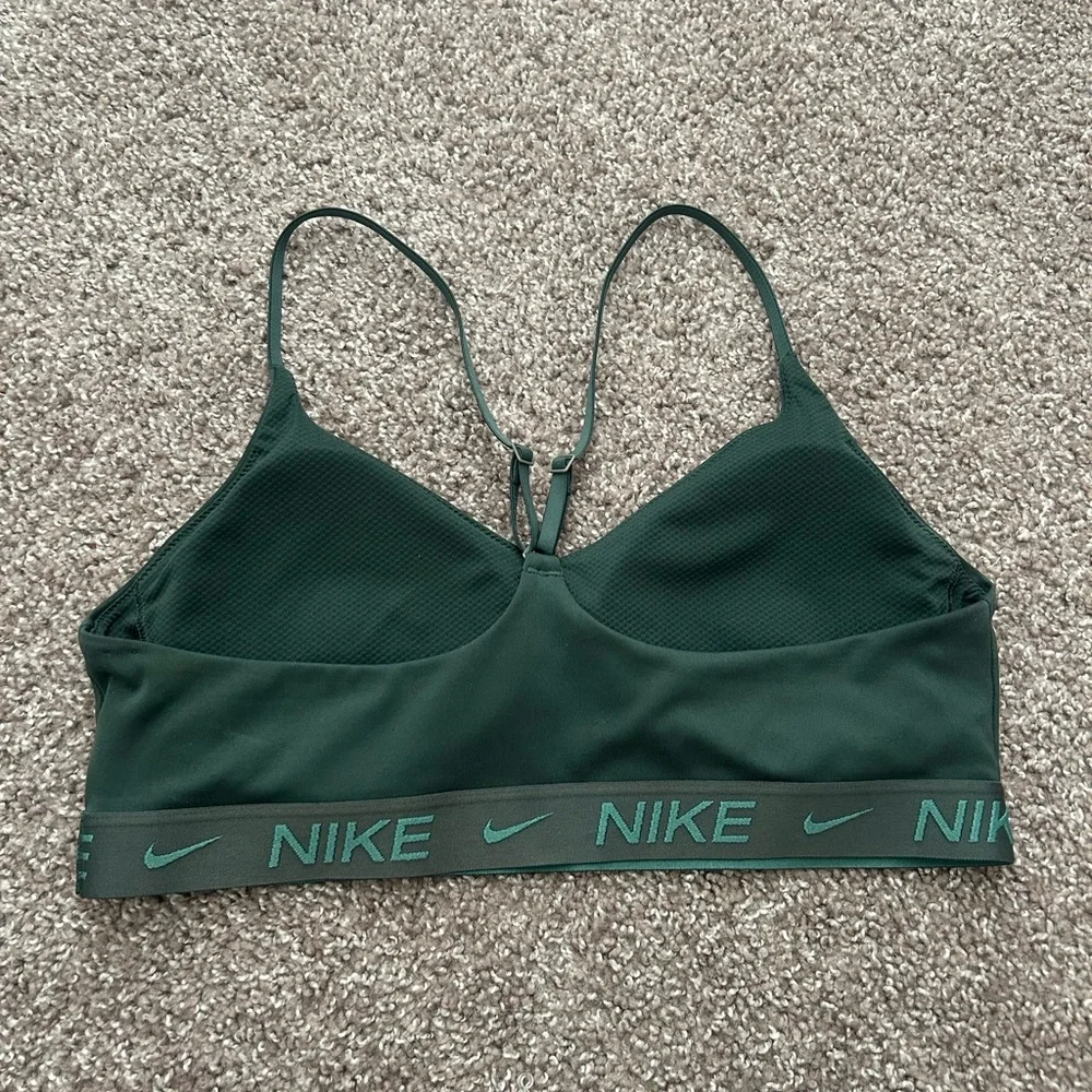 Nike Dark Green Strappy Sports Bra - Picture 4 of 4